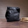 Классическая наплечная мужская сумка черного цвета VINTAGE STYLE (14850) - 4