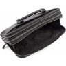 Вместительная кожаная сумка для ноутбука и документов формата А4 с плетением - H.T Leather (10146) - 9