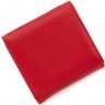 Миниатюрный женский кожаный кошелечек красного цвета Marco Coverna (17506) - 3