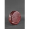 Бордовая сумка-рюкзак круглой формы из натуральной кожи BlankNote Maxi (12729) - 5