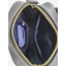 Компактная наплечная мужская сумка синего цвета с ручкой VATTO (11790) - 11