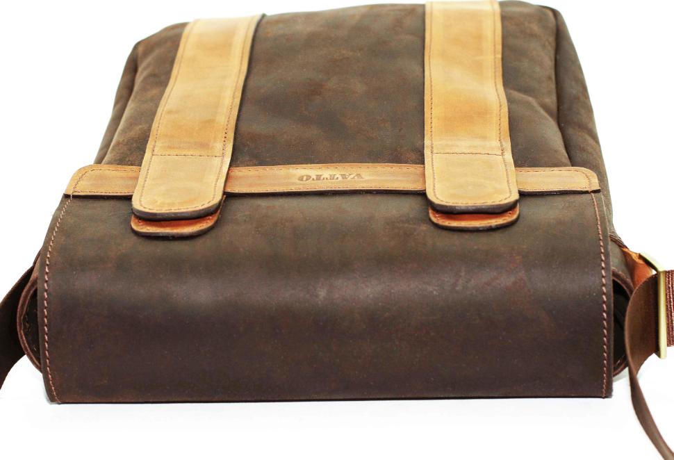 Мужская винтажная сумка из натуральной кожи VATTO (11989)