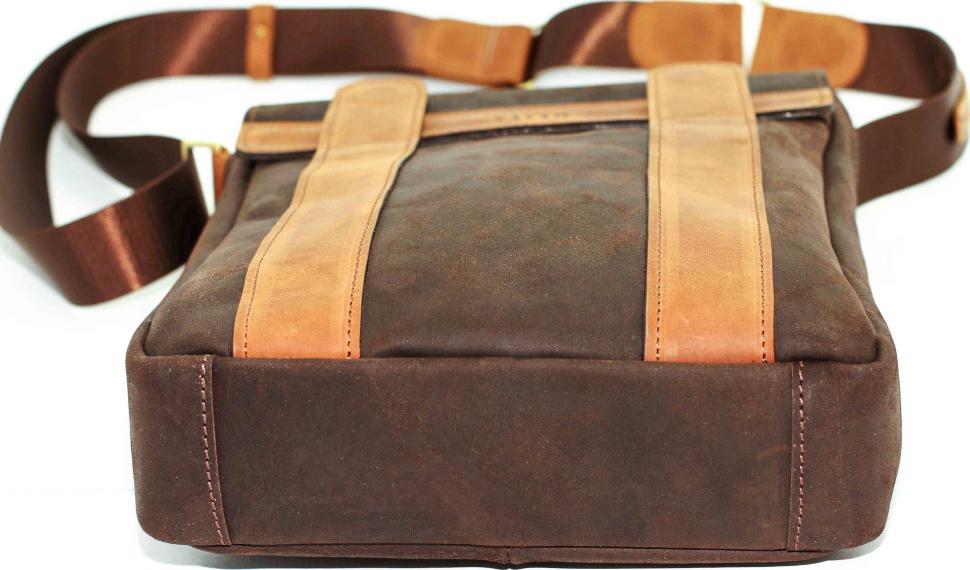 Мужская винтажная сумка из натуральной кожи VATTO (11989)