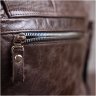 Маленькая мужская сумка через плечо из коричневой кожи SHVIGEL 2400979 - 9