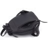 Черный женский рюкзак маленького размера из натуральной кожи флотар KARYA 69748 - 5