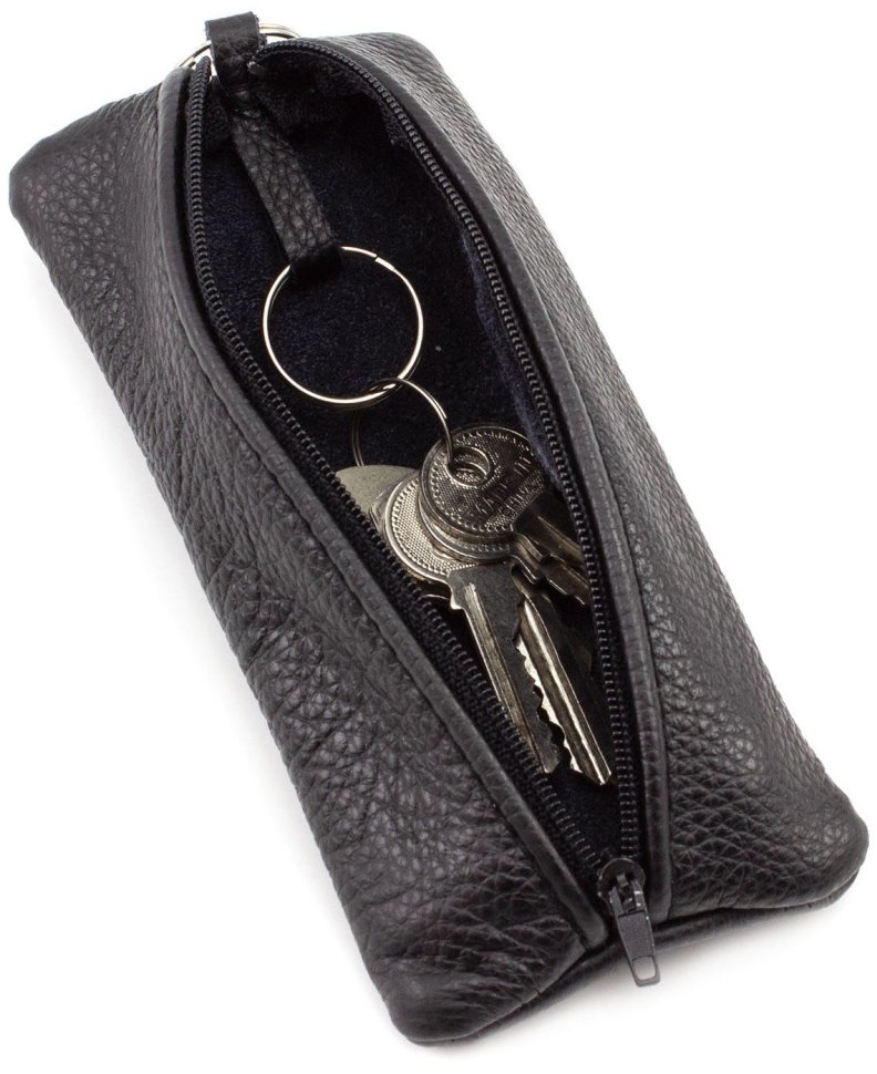 Большая прямоугольная ключница из зернистой кожи ST Leather (41046)