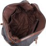 Текстильная дорожная сумка темно - серого цвета VINTAGE STYLE (14581) - 7
