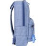 Светло-синий рюкзак из текстиля на одно отделение Bagland (52749) - 2