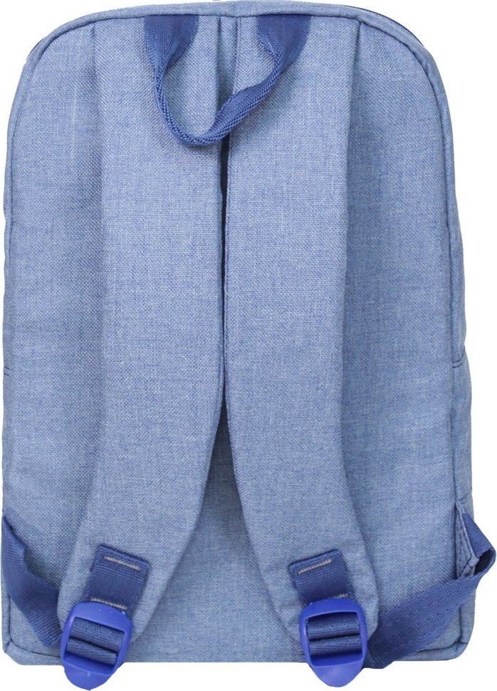 Светло-синий рюкзак из текстиля на одно отделение Bagland (52749)