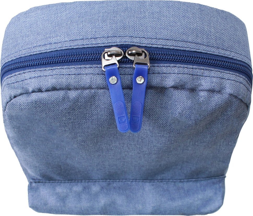 Светло-синий рюкзак из текстиля на одно отделение Bagland (52749)