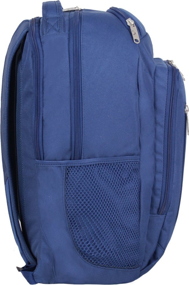 Просторный рюкзак для ноутбука из синего текстиля Bagland 53149