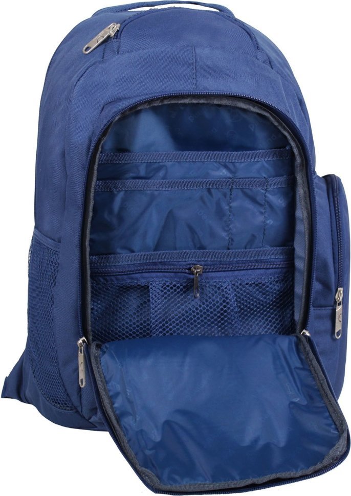 Просторный рюкзак для ноутбука из синего текстиля Bagland 53149