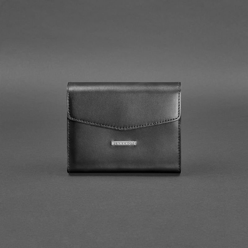 Классическая маленькая сумка черного цвета из натуральной кожи BlankNote Mini (12814)