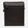 Коричневая мужская сумка-барсетка из гладкой кожи с ручкой и плечевым ремнем Ricco Grande (21388) - 3
