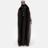 Коричневая мужская сумка-барсетка из гладкой кожи с ручкой и плечевым ремнем Ricco Grande (21388) - 4