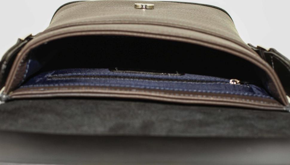 Стильная наплечная сумка планшет из двух видов кожи VATTO (11990)
