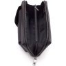 Мужская кожаная барсетка черного цвета из фактурной кожи высокого качества H.T Leather 67749 - 2