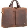 Большая мужская сумка для ноутбука из винтажной кожи светло-коричневого цвета Visconti Octo 69149 - 9