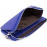 Яркий синий кошелек-клатч из натуральной фактурной кожи ST Leather (15336) - 2