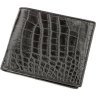Мужское портмоне черного цвета из крокодиловой кожи CROCODILE LEATHER (024-18578) - 1