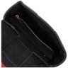 Классическая женская сумка-кроссбоди из плетеной кожи черного цвета Vintage 2422313 - 4