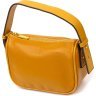Желтая женская сумка на плечо из натуральной кожи с одной лямкой Vintage (2422100) - 1