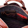 Мужская деловая кожаная сумка-портфель коричневого цвета KARYA (2420936) - 5