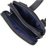 Черная мужская сумка через плечо из гладкой кожи SHVIGEL 2422142 - 4