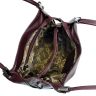 Бордовая кожаная сумка турецкого бренда Desisan (28312) - 4