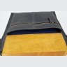 Стильная мужская сумка портфель из кожи Крейзи черная с желтым VATTO (11692) - 7