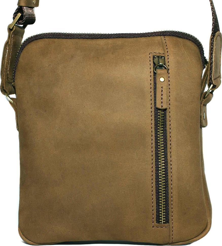 Маленькая мужская сумка из винтажной кожи VATTO (12091)