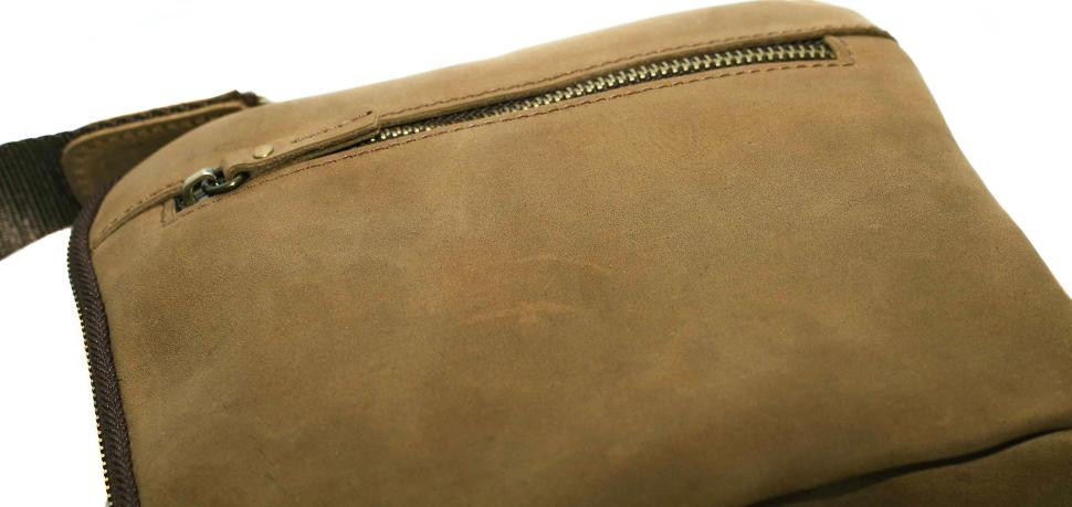 Маленькая мужская сумка из винтажной кожи VATTO (12091)