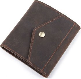 Коричневое горизонтальное мужское портмоне из кожи крейзи хорс Vintage (2414962)