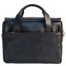 Мужская сумка-портфель черного цвета из натуральной кожи с двумя ручками TARWA (19913) - 2