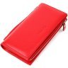 Модный женский кошелек-клатч из натуральной кожи красного цвета с блоком для кредитных карт Tony Bellucci (2422034) - 1