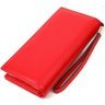 Модный женский кошелек-клатч из натуральной кожи красного цвета с блоком для кредитных карт Tony Bellucci (2422034) - 2