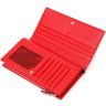 Модный женский кошелек-клатч из натуральной кожи красного цвета с блоком для кредитных карт Tony Bellucci (2422034) - 3