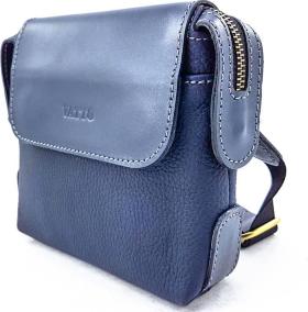 Небольшая мужская сумка через плечо синего цвета VATTO (11693)