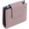 Розовый женский кошелек из натуральной кожи с монетницей ST Leather 1767251