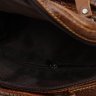 Мужская кожаная сумка-рюкзак с одной лямкой в коричневом цвете Keizer (22083) - 5