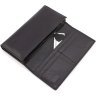 Черный женский кожаный кошелек с блоком под карты ST Leather 1767451 - 6