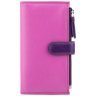 Розово-фиолетовый женский купюрник из натуральной кожи с RFID - Visconti Bermuda 68751 - 4