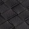 Черное мужское портмоне под плетенку из натуральной кожи Visconti Sergio 69251 - 10