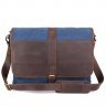 Синяя мужская плечевая сумка-мессенджер из текстиля TARWA (19926) - 2