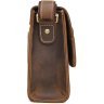 Мужская коричневая сумка - почтальонка из винтажной кожи VINTAGE STYLE (14980) - 5