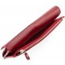 Красивый красный кошелек ручной работы из гладкой кожи Grande Pelle (13302) - 6