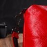 Яркая женская сумка-кроссбоди на три отделения из натуральной кожи Vintage (2422102)  - 9