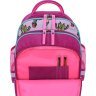 Малиновый рюкзак для школы из текстиля с ламой Bagland (53852) - 5
