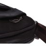 Коричневая мужская сумка на плечо маленького размера из натуральной кожи Borsa Leather (21317) - 7