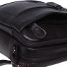 Коричневая мужская сумка на плечо маленького размера из натуральной кожи Borsa Leather (21317) - 8